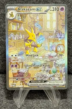 Pokemon TCG Alakazam EX Scarlet & Violet-151 201/165 Special Illustration Rare - Image 1