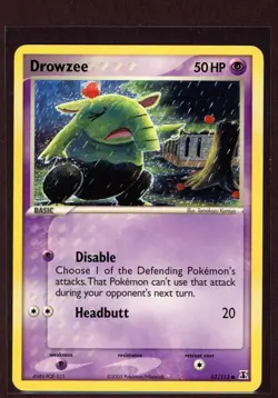 Drowzee Non-Holo 2005 Pokemon Card 67/113 EX Delta Species Set NM - Image 1