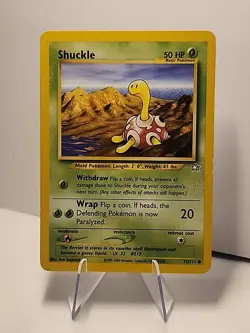 Shuckle 72/111 Neo Genesis Regular Pokemon TCG LP Vintage - Image 1