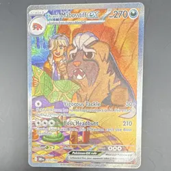 Pokemon TCG Arven's Mabosstiff ex 235/182 SV10 Full Art Holo 270 HP Eng - Image 1