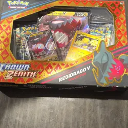 Pokemon TCG Crown Zenith Regidrago V Collection Box English 2023 - Image 2