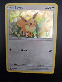 Pokemon TCG Eevee - (Cracked Ice Holo) Deck Exclusives 155/214 - Image 2