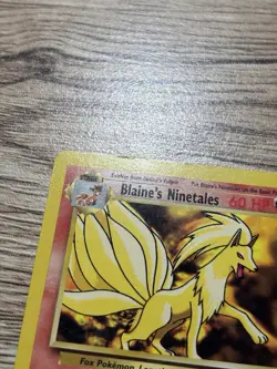 Pokemon Blaine's Ninetales Gym Challenge 21/132 Rare Card Unlimited MP - Image 3