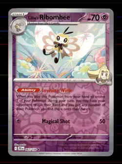 Lillie's Ribombee 067/159 Rare Journey Together Pokemon Reverse Holo Near Mint - Image 1