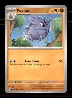 Pupitar 081/159 Common Journey Together Pokemon Near Mint - Image 1