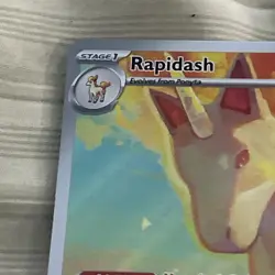 The Pokemon Company Rapidash 189/182 Destined Rivals Illustration Rare Holo Eng… - Image 3