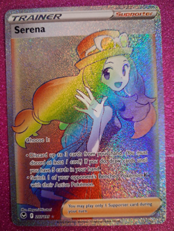 Pokemon TCG Serena SWSH12 Silver Tempest Secret Rare Holo Full Art 207/195 EN - Image 1