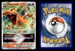 Charizard VSTAR 018/172 Holo VSTAR Rare Holo Brilliant Stars Pokemon Card - Image 1