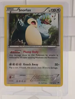 Snorlax 118/162 Uncommon BREAKthrough Pokemon HP - Image 1