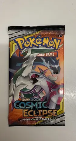 Pokemon Sun & Moon Cosmic Eclipse Booster Pack - Image 1