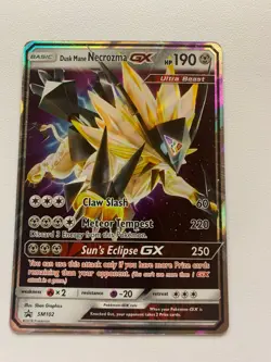 Pokemon Dusk Mane Necrozma GX SM102 Scarlet Violet Promo - Image 1