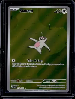 Slakoth 212/191 Illustration Rare Surging Sparks Pokemon Holo Near Mint - Image 1