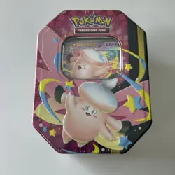 Pokemon Mega Evolution Mega Moonlit Tin Box CLEFABLE Sealed with 4 Booster Packs - Image 1