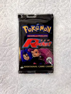 WOTC Pokemon TCG Team Rocket 1st Edition Sealed Booster Pack 11 UNWEIGHED! - Image 1