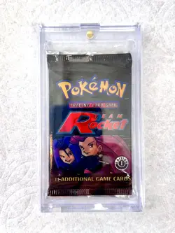 WOTC Pokemon TCG Team Rocket 1st Edition Sealed Booster Pack 11 UNWEIGHED! - Image 3