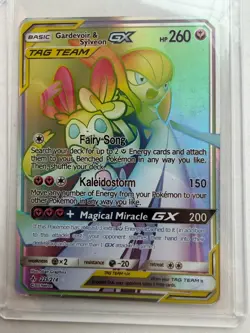 Pokemon Gardevoir & Sylveon GX 225/214 Unbroken Bonds Secret Rare Holo 2019 LP - Image 1