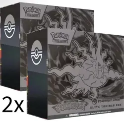 PRESALE* 2x POKEMON CENTER Pitch Black Elite Trainer Box ETB + 1x Booster Bundle - Image 1