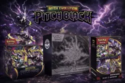 PRESALE Pitch Black Pokemon Center Bundle 1x Booster Box, 1x Bundles, 1x PC ETB - Image 1