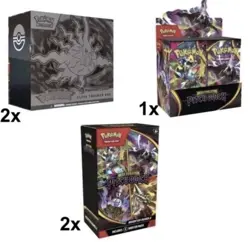 Pokemon Pitch Black Pokemon Center ETB x2 Booster Bundle x2 Booster Box PRESALE - Image 1