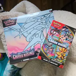 Pokemon Chaos Rising Pokemon Center ETB. + chaos rising booster bundle - Image 1