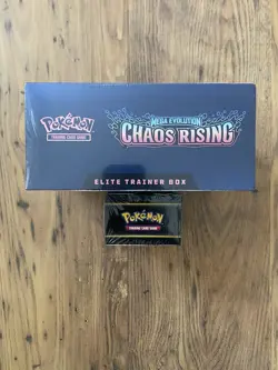 ⁠Pokemon TCG Mega Evolution Chaos Rising ETB + Booster Bundle Sealed Brand New⁠ - Image 2