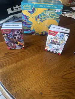 Pokemon Ascended Heroes ETB Destined Rivals Booster Bundle Prismatic BB - Image 2
