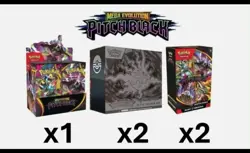 PRESALE Pokemon Pitch Black Bundle - 2X PC ETB, 1X Booster Box and 2X Bundle - Image 1