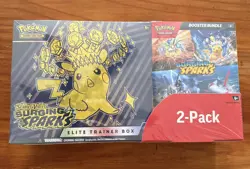 Pokemon Surging Sparks ETB & Booster Bundle - Costco Bundle (Sealed) - Image 1