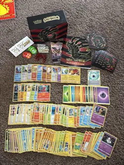 Pokemon TCG Lost Origin Bundle – Holos, Trainers, ETB Box & Accessories - Image 1