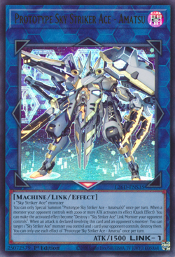 Prototype Sky Striker Ace - Amatsu L26D-ENS35 1st ED NM Yu-Gi-Oh! ULTRA RARE - Image 1