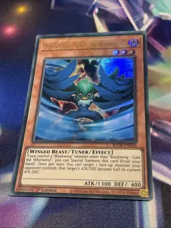 Yu-Gi-Oh! TCG Blackwing - Gale the Whirlwind BLCR-EN056 Ultra Rare NM/M - Image 2