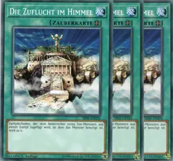 yugioh 3x Die Zuflucht im Himmel SR05-DE026 COMMON 1AUFLAGE DEUTSCH - Image 1