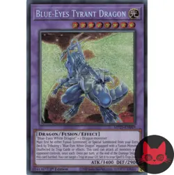 Yugioh Blue-Eyes Tyrant Dragon MP23-EN019 Secret Rare 1st Edition NM - Image 1