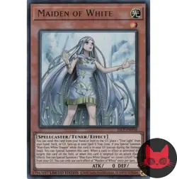 Yugioh Maiden of White 25LP-EN018 Ultra Rare Limited Edition NM - Image 1