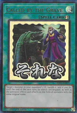 Called by the Grave RA05-EN117 - Ultra Rare - Near Mint Yugioh - Image 1