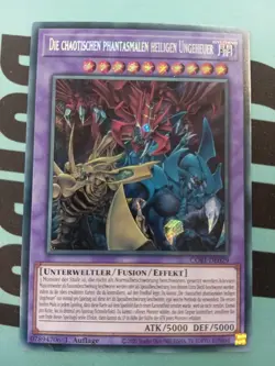 Die Chaotischen Phantasmalen Heiligen Ungeheuer CORI-DE029 Secret DE NM Yugioh - Image 1