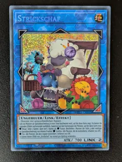 Strickschaf MP21-DE018 Secret Rare Deutsch NM Yugioh - Image 1