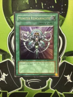 Monster Reincarnation RDS-EN045 Ultimate Rare 1st Edition Yugioh MP - Image 1