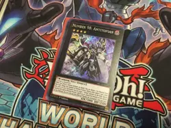 Number 98: Antitopian DRL3-EN027 1st Secret Rare NM Yugioh Card - Image 1