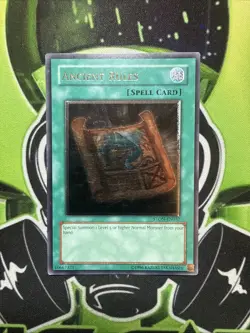Ancient Rules STON-EN037 Ultimate Rare Unlimited Yugioh LP - Image 1