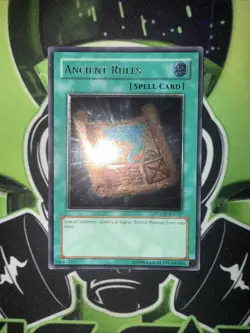 Ancient Rules STON-EN037 Ultimate Rare Unlimited Yugioh LP - Image 2
