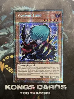 BLGG-EN004 Vampire Lord Starlight Rare YuGiOh - Image 1