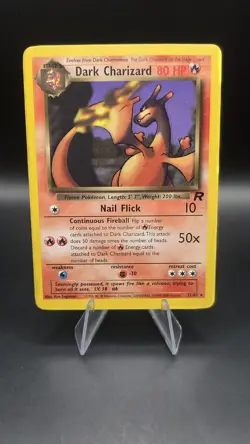 Dark Charizard 21/82 — Excellent/ LP — Team Rocket — Rare Vintage Pokemon Card - Image 1