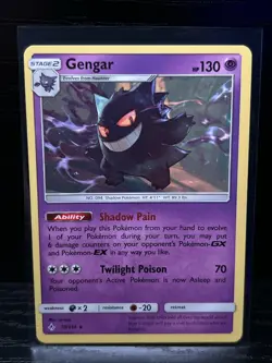 Pokemon TCG - Gengar - Unbroken Bonds 70/214 Regular Rare Non Holo - Image 1