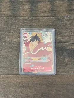 Monkey D Luffy ST10-006 English Version 1st Anniversary Set Promo One Piece Card - Image 1