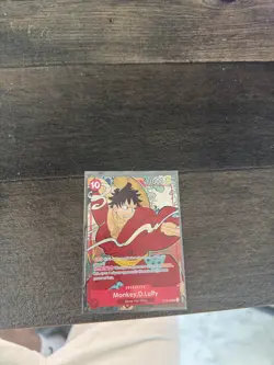 Monkey D Luffy ST10-006 English Version 1st Anniversary Set Promo One Piece Card - Image 2
