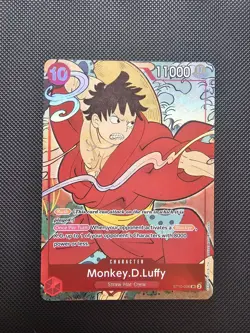 Monkey D Luffy ST10-006 English Version 1st Anniversary Set Promo One Piece Card - Image 1