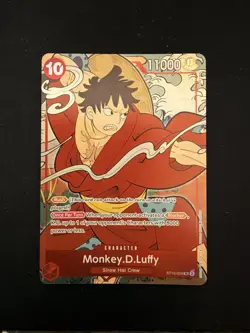 Monkey D Luffy ST10-006 English Version 1st Anniversary Set Promo One Piece Card - Image 1