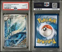 PSA 10 Dragonair 181/165 Pokemon Scarlet & Violet 151 Illustration Rare Gem Mint - Image 3