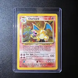 Pokemon TCG - Charizard 4/102 Base Set Holo Rare - Vintage 1999 - Image 1